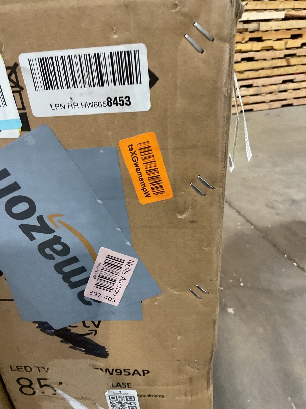 Photo 1 of **MAJOR DAMAGE TO SCREEN. SELLING FOR PARTS**Panasonic W95 Series (2024 Model) 85-inch Mini LED 4K Ultra HD Smart Fire TV, Local Dimming, 144Hz Refresh Rate - 85W95AP