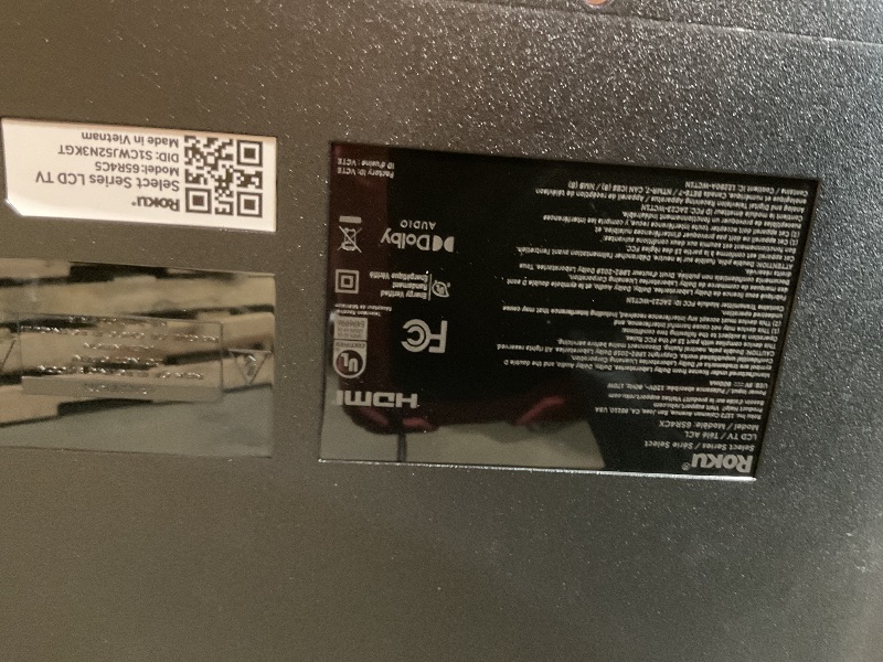 Photo 1 of **TV ONLY**Roku Smart TV 2025 – 65-Inch Select Series, 4K HDR TV – RokuTV with Enhanced Voice Remote – Flat Screen LED Television with Wi-Fi for Streaming Live Local News, Sports, Family Entertainment