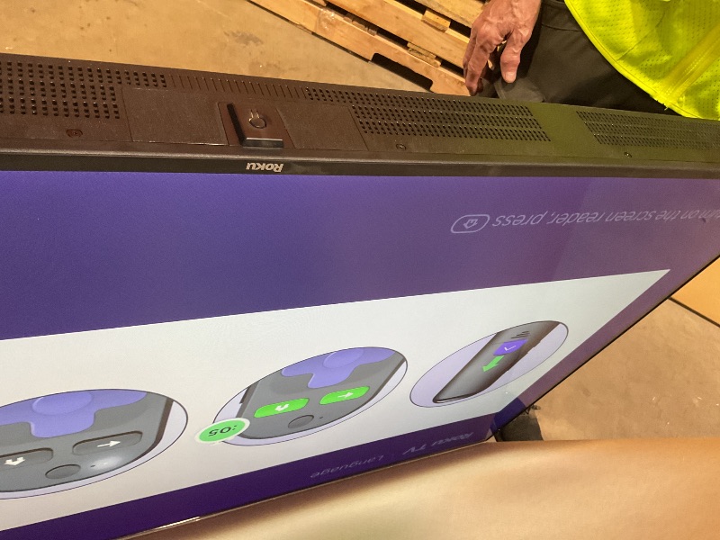 Photo 1 of **TV ONLY**Roku Smart TV 2025 – 65-Inch Select Series, 4K HDR TV – RokuTV with Enhanced Voice Remote – Flat Screen LED Television with Wi-Fi for Streaming Live Local News, Sports, Family Entertainment