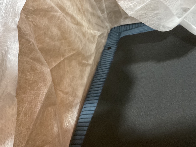 Photo 1 of **3 BOXES**HONBAY U Shaped Couch with Storage, Corduroy Sectional Couches for Living Room, Modular Sectional Sofa, Blue