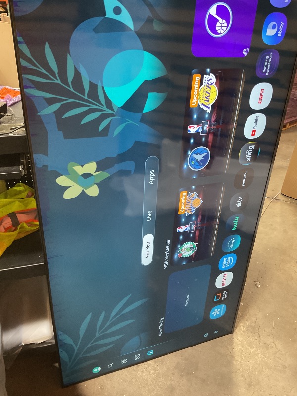 Photo 1 of ** DAMAGE TO TOP PIXELS OF SCREEN**Samsung 65-Inch Class Crystal UHD U8000F 4K Smart TV (2025 Model) Endless Free Content, Crystal Processor 4K, MetalStream Design, Knox Security, Alexa Built-in