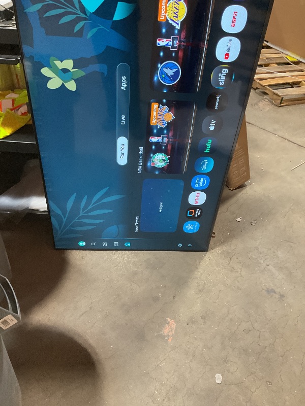 Photo 1 of ** DAMAGE TO TOP PIXELS OF SCREEN**Samsung 65-Inch Class Crystal UHD U8000F 4K Smart TV (2025 Model) Endless Free Content, Crystal Processor 4K, MetalStream Design, Knox Security, Alexa Built-in