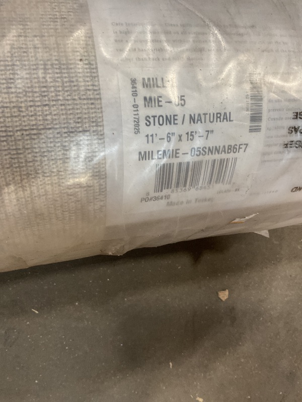 Photo 1 of **DIRT FROM TRANSPORT **Loloi Magnolia Home by Joanna Gaines Millie Collection MIE-05 Stone/Natural 11'-6" x 15'-7", .25" Pile Height, Area Rug