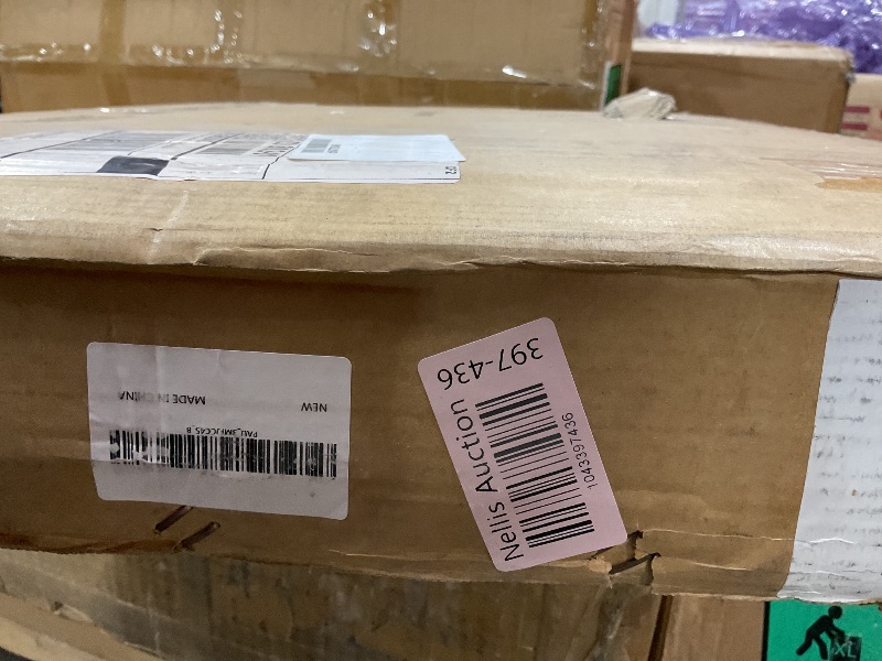 Photo 1 of **SELLING FOR PARTS AS PARTIAL SET. SCRAPES**2 Ton Hydraulic Engine Hoist with Lever Stabilizer, Cherry Picker Engine Hoist, 4400LBS Heavy Duty Garage Crane with 6 Swivel Casters & Adjustable Telescopic Boom, for Auto Repair & Workshop (Yellow)