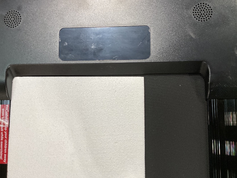 Photo 1 of **DIRT. CONTROLLED THROUGH BLUETOOTH**PACEROCKER Walking Pad Treadmill with 12% 9-Level Auto Incline, 450 lbs Capacity Bluetooth Speaker Under Desk Treadmills for Home Hiking, 5 MPH, Blue