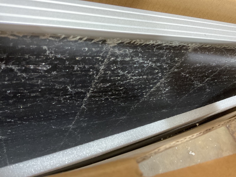 Photo 1 of **MAJOR DAMAGE TO GLASS. SELLING FOR PARTS **Renogy Bifacial Solar Panel 250W N-Type 16BB, 250 Watt Solar Panel 12V Double-Side 25% High-Efficiency, PV Module Power Charger for RV Marine Rooftop Farm Battery and Other Off-Grid Applications