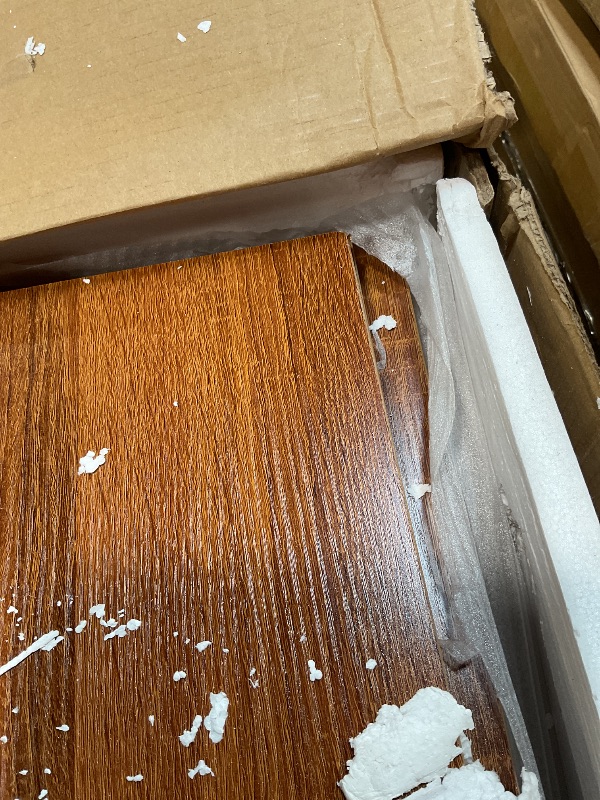 Photo 1 of **DAMAGE TO CORNER**Tribesigns Vintage Walnut Storage Cabinet Set, Freestanding Floor Cabinet, Classic 59 inches Sideboard, Wood Buffet Cabinet with Doors, Large Storage Cabinet for Living Room, Dining Room, Garage