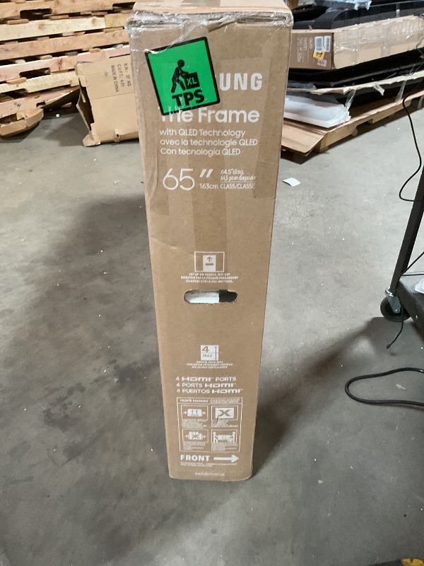 Photo 1 of *LIGHT BLEEDS THROUGH BOTTOM EDGING* SAMSUNG 65-Inch Class The Frame LS03F 4K QLED Smart TV (2025 Model) Modern Frame Design, NQ4 AI Gen2 Processor, Art Mode, Artful Picture Quality, Samsung Vision AI, Alexa Built-in