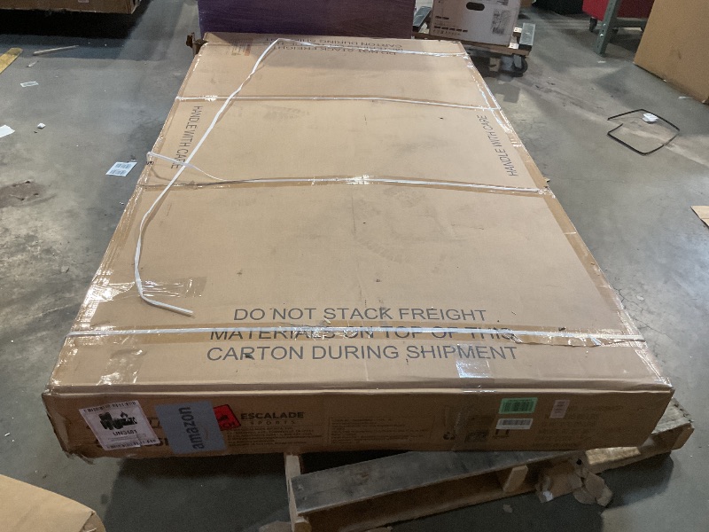 Photo 1 of **SELLING FOR PARTS**Atomic Top Shelf 7.5’ Air Hockey Table with 120V Motor for Maximum Air Flow, High-Speed PVC Playing Surface for Arcade-Style Play and Multicolor LED Lumen-X Technology to Illuminate Play