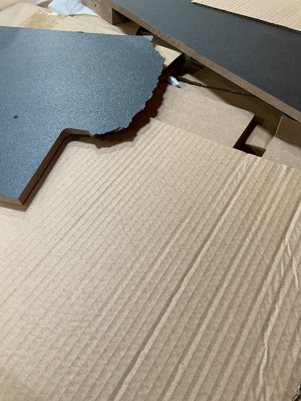 Photo 1 of **SELLING FOR PARTS**Atomic Top Shelf 7.5’ Air Hockey Table with 120V Motor for Maximum Air Flow, High-Speed PVC Playing Surface for Arcade-Style Play and Multicolor LED Lumen-X Technology to Illuminate Play