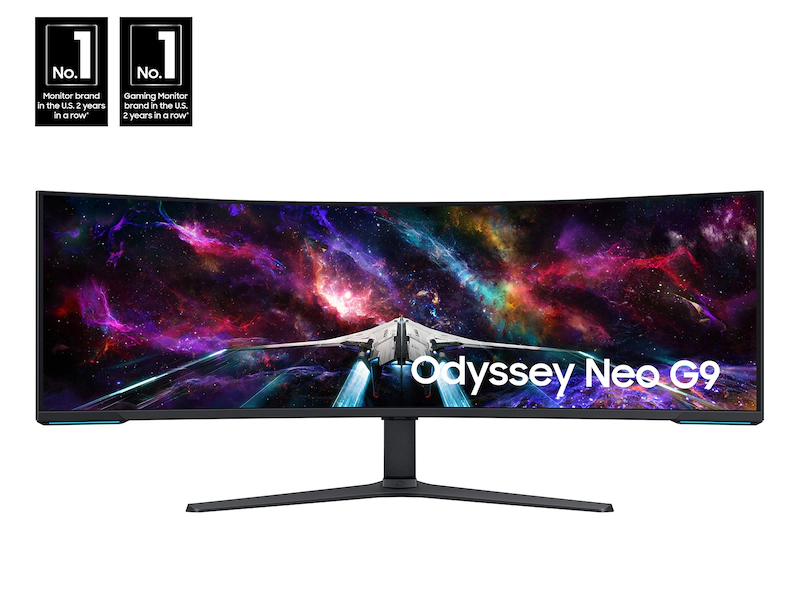 Photo 1 of **DOESNT POWER ON/ SELLING FOR PARTS**World's first Dual UHD Monitor

• Features 57" screen size with 140 PPI with Quantum Matrix Technology powered by Quantum Mini LEDs for astounding levels of visual accuracy and unparalleled definition and detail

• 24