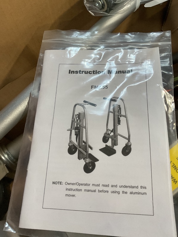 Photo 1 of Amarite Furniture and Crate Mover, Mechanical Equipment Moving Dolly 1210lbs Capacity,Used for Safely Transporting Cabinets, Furniture, and Crates - Sold in Pairs