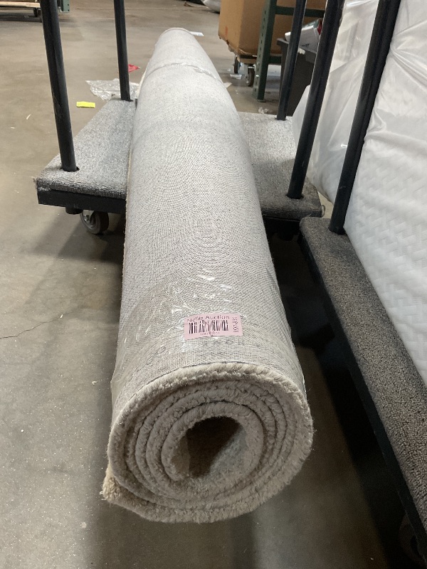 Photo 1 of **DIRTY FROM TRANSPORT**Loloi Magnolia Home by Joanna Gaines Henley Collection HNY-01 Ivory/Smoke 7'-9" x 9'-9" Area Rug