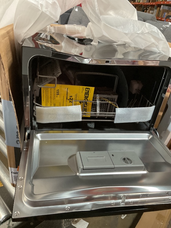 Photo 1 of **SELLING FOR PARTS**COMFEE’ Countertop Dishwasher, Energy Star Portable Dishwasher, 6 Place Settings & 8 Washing Programs, Speed, Baby-Care, ECO& Glass, Dish Washer for Dorm, RV& Apartment, Black