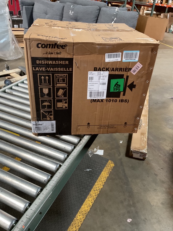 Photo 1 of **SELLING FOR PARTS**COMFEE’ Countertop Dishwasher, Energy Star Portable Dishwasher, 6 Place Settings & 8 Washing Programs, Speed, Baby-Care, ECO& Glass, Dish Washer for Dorm, RV& Apartment, Black