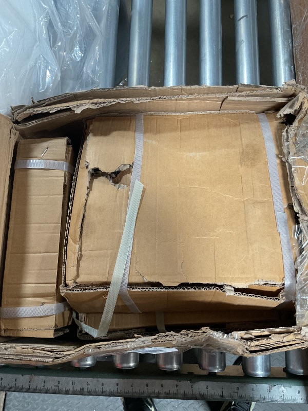 Photo 1 of **INCOMPLETE SET** Fitvids Dumbbell Set with Rack, Rubber Coated Hex Dumbbell Weights in 100lbs, 5, 10, 15, 20lbs Pair