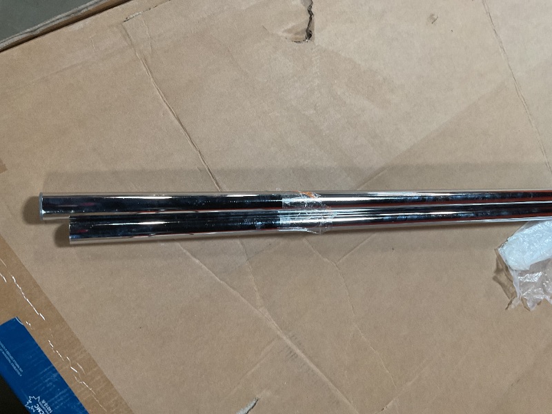 Photo 1 of Adjustable Closet Rod, Steel 80 Inch to 150 Inch, Polished Chrome – Design House, 206078