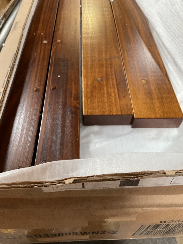 Photo 1 of **PARTIAL SET** Queen Size Wood Murphy Bed with Shelf, Space-Saving, Walnut