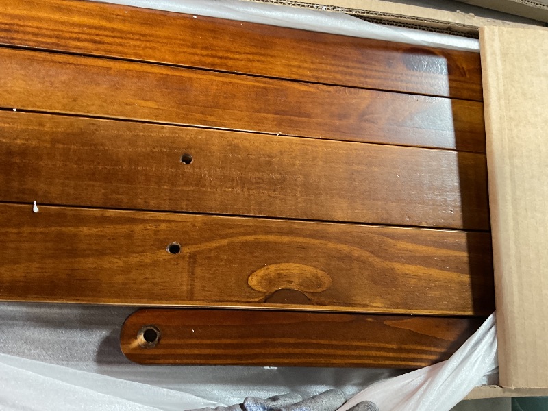 Photo 1 of **PARTIAL SET** Queen Size Wood Murphy Bed with Shelf, Space-Saving, Walnut