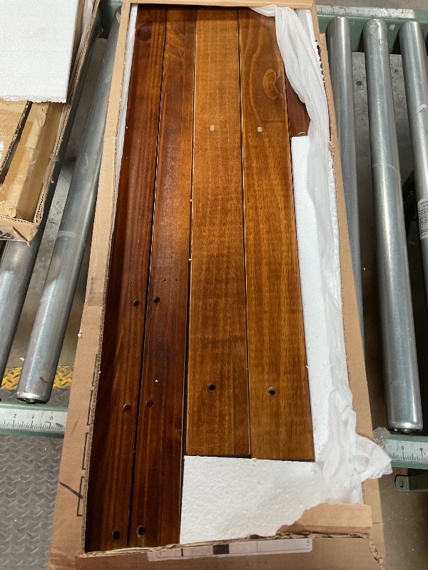 Photo 1 of **PARTIAL SET** Queen Size Wood Murphy Bed with Shelf, Space-Saving, Walnut