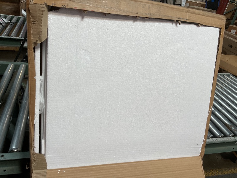 Photo 1 of  BOX 1/2 ONLY DNYN Full Size House Loft Bed for Kids Bedroom,Solid Wood Bedframe with Ladder & Safety Guardrail,Underneath Play-House Design & No Box Spring Needed,Easy Assembly,77.5" x 57.8" x 65", Gray+,White