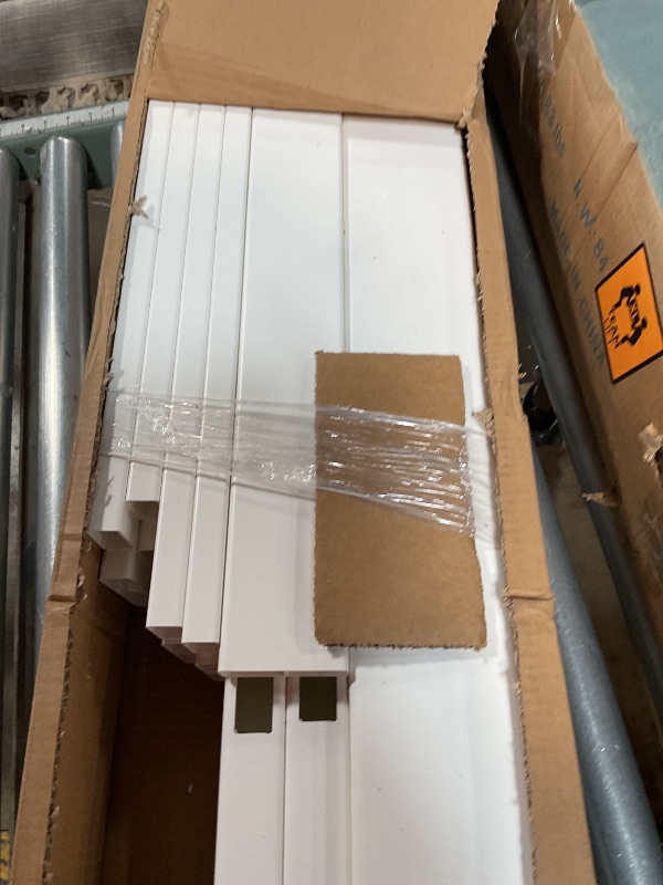 Photo 1 of 4ft H x 6ft W (1 Panel + 1 Post) No Dig WamBam Sturbridge Fence Kit, White Vinyl Picket Fence Panel, Easy DIY Installation Fence Panel Kit, Durable Outdoor Fence for Yard or Pool, BL19103