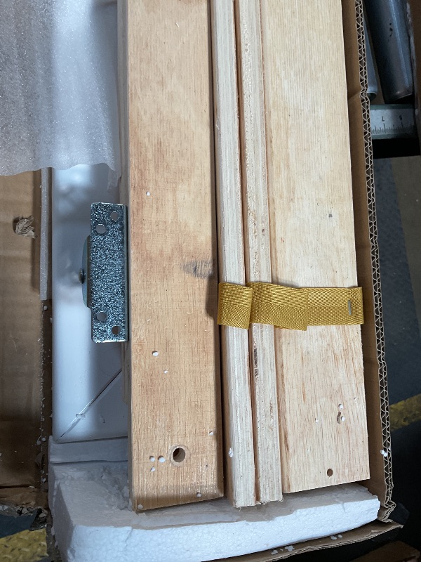 Photo 1 of **PARTIAL SET (TRUNDLE ONLY) BOX 1 OF 2** AFI, Barcelona Full Panel Platform Bed with Twin Trundle, White