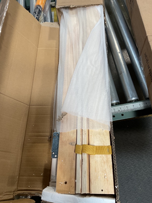 Photo 1 of **PARTIAL SET (TRUNDLE ONLY) BOX 1 OF 2** AFI, Barcelona Full Panel Platform Bed with Twin Trundle, White