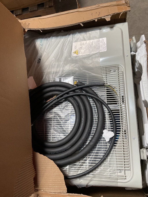 Photo 1 of **PARTIAL SET/MISSING PIECES** YITAHOME 24000 BTU Mini Split Air Conditioner Heat Pump System, Wifi Enabled 18.5 SEER2 208-230V Inverter Ductless AC Cool Up to 1500 Sq. Ft, Compatible with Alexa, Complete Installation Kit, White