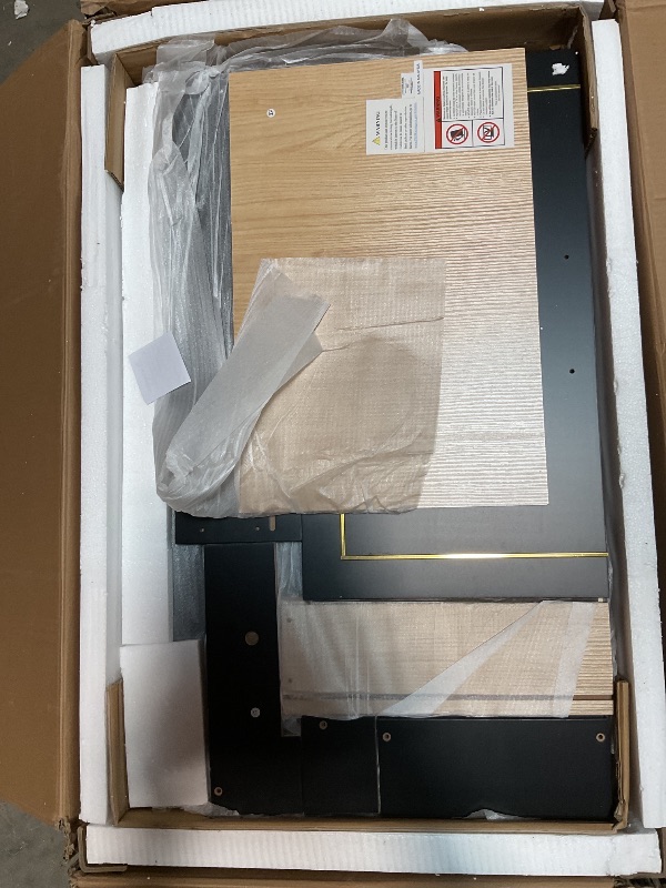 Photo 1 of 30 Inch Bathroom Vanity with Sink,Black Bathroom Vanity with Gold Hardware,Bathroom Vanity with Soft Close Drawers,Built-in Hidden Drawer