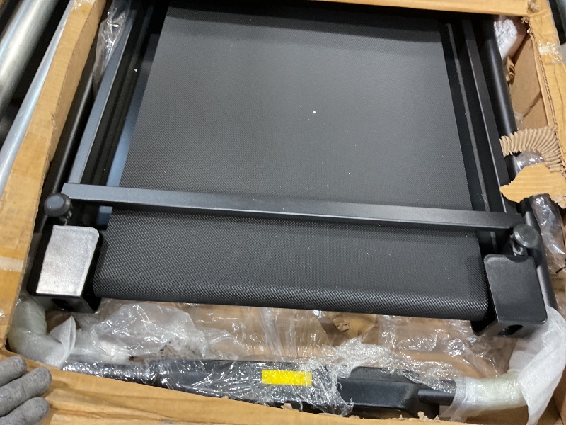 Photo 1 of **FOR PARTS RUNNING BELT NON-FUNCTIONAL DUE TO BROKEN PIECE** THERUN Walking Pad, 2 in 1 Foldable Treadmills for Home, 2.5HP Under Desk with Handle Bar, 16" Widened Running Belt, with Remote Control