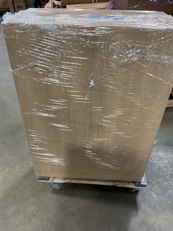 Photo 1 of **UNKNOWN DAMAGES/MISSING PARTS** GarveeHome 4 Drawer Dresser for Bedroom, Natural Oak Nightstand 4 Chest of Drawers with Large Storage, Small Modern Dresser Organizer Bedside Table for Living Room, Nursery, Entryway