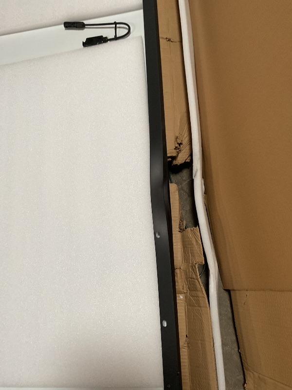 Photo 1 of *ONE IS SHATTERED *SUNGOLDPOWER 2PCS 500 Watt Monocrystalline Solar Panel UL 61730 11BB Grade A Cell,Black,IP68,for 12V/24V/48Vdc RV,Home,Farms,Parking Lot,Marine,on/Off-Grid System(1000W)