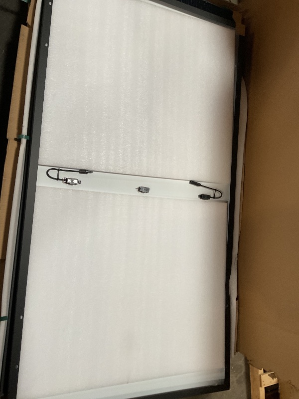 Photo 1 of *ONE IS SHATTERED *SUNGOLDPOWER 2PCS 500 Watt Monocrystalline Solar Panel UL 61730 11BB Grade A Cell,Black,IP68,for 12V/24V/48Vdc RV,Home,Farms,Parking Lot,Marine,on/Off-Grid System(1000W)