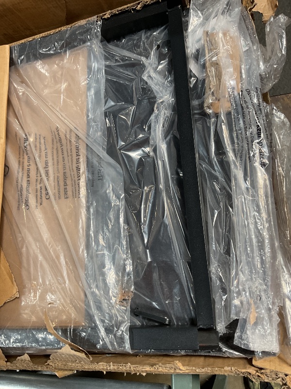 Photo 1 of **FOR PARTS ONLY** ZINUS Jennifer 47 Inch Black Frame, Computer Workstation, Office Desk, Easy Assembly, Deep Espresso