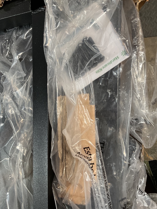 Photo 1 of **FOR PARTS ONLY** ZINUS Jennifer 47 Inch Black Frame, Computer Workstation, Office Desk, Easy Assembly, Deep Espresso