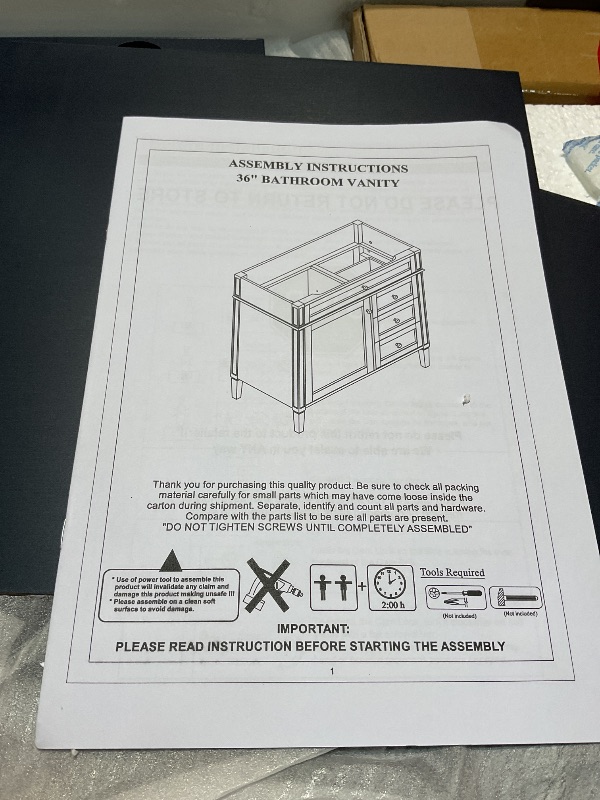 Photo 1 of 36'' Bathroom Vanity & Medicine Storage Mirror Cabinet Set with Top Single Resin Sink Countertop, Solid Wood Frame, Modern Toilet Organizers, Shelves, Tip-Out Drawer, Soft Closing Doors, Wall Mount