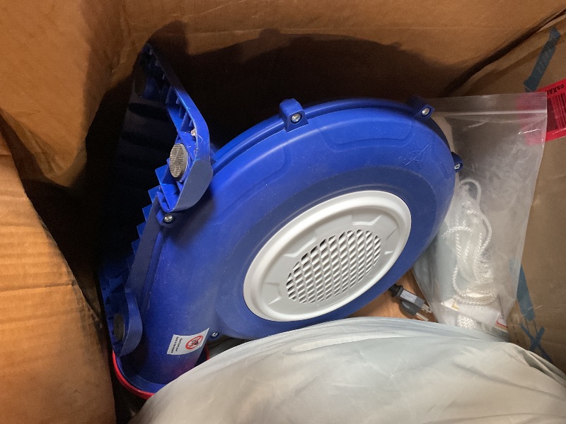 Photo 1 of **SEE CLERK NOTES** OZIS 20x10x8.5Ft Inflatable Paint Booth Tent with Blower Portable Spray Paint Booth with Air Filter System Blow Up Paint Booth for Auto Parts, Furnitures Painting