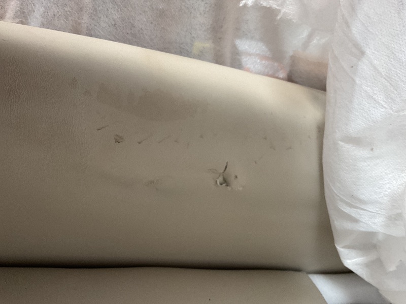 Photo 1 of **PARTIAL SET/MISSING PIECES** KISLOT Recliner Chair for Adults PU Leather Push Back Armchair with 4 Colors Ambient Lighting Home Theater Seating with Massage & Heat Vibration Single Sofa for Living Room,Cream