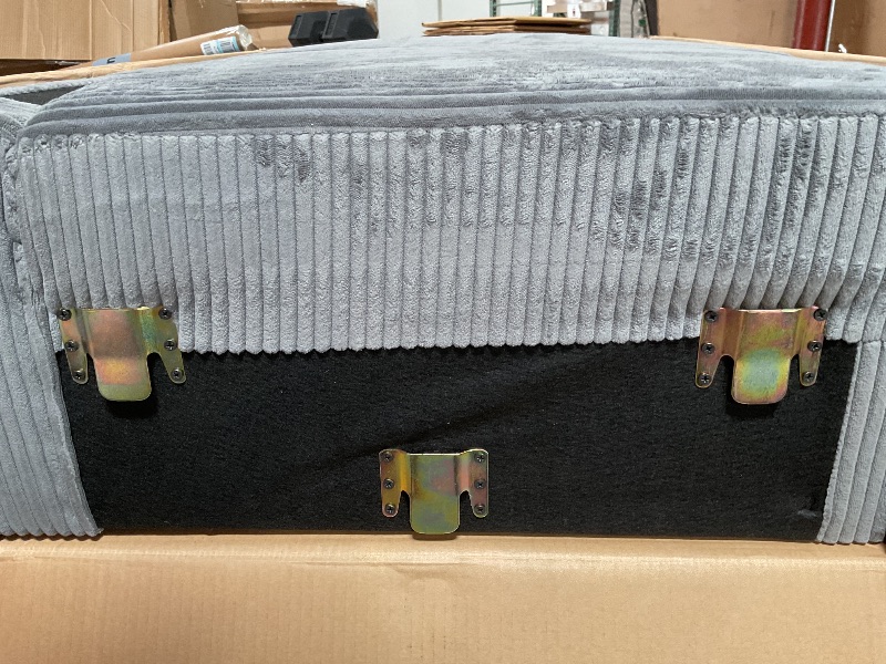 Photo 1 of ** Partial Set**
Homall Sleeper Sofa Bed, Couch with Pullout Bed and Reversible Storage Chaise, L Shaped Sofas for Apartment, Small Space (Corduroy, Grey)