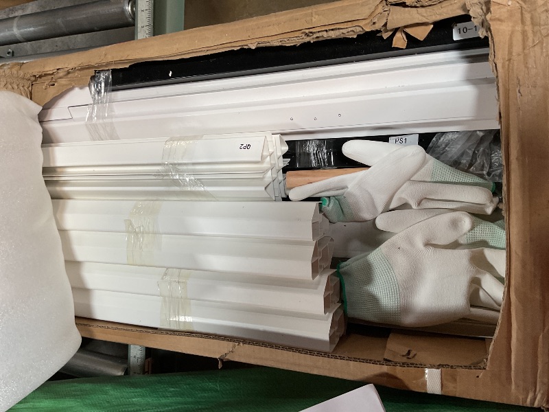 Photo 1 of **PARTIAL SET BOX 4 OF 4 ** 8x10 FT Outdoor Storage Resin Shed with Floor,Waterproof Plastic Garden Bike Shed with Lockable Door, Sloped Roof, Vents & Windows, Easy Assembly Tool Shed for Lawn, Backyard, Patio, Grey