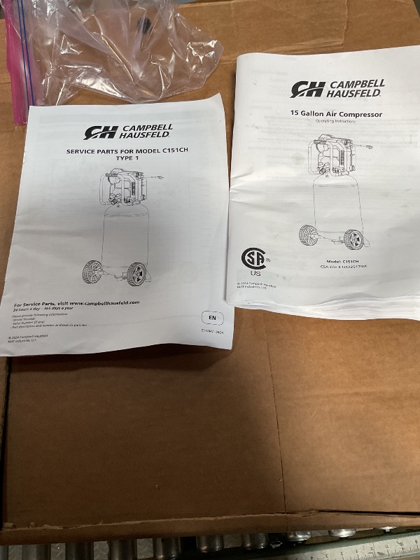 Photo 1 of 15 Gal. 225 PSI Portable Electric Vertical Air Compressor