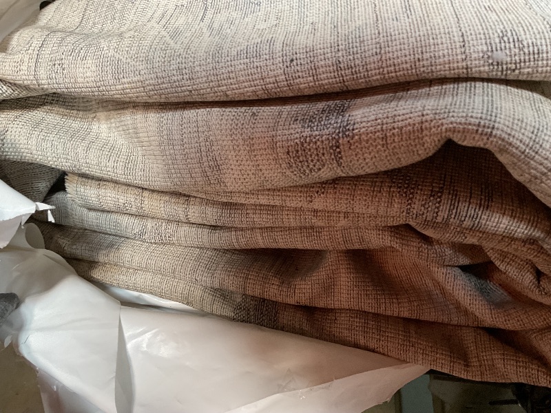 Photo 1 of **DIRTY FROM TRANSPORT **Loloi Magnolia Home by Joanna Gaines Millie Collection MIE-02 Sky/Gold 9'-6" x 13'-1", .25" Pile Height, Area Rug