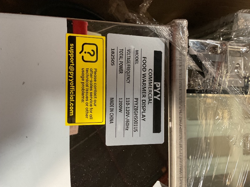 Photo 1 of 1200W Commercial Bun Steamer - Hot Food Display Cabinet Warmer - 5-Layer,