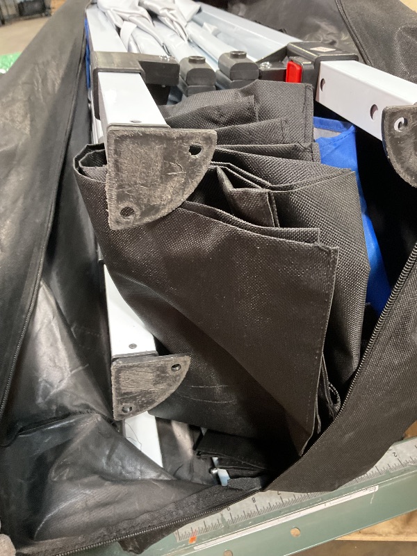 Photo 1 of 10'x 20' Pop Up Canopy Tent for Parties, Heavy Duty Commercial Canopy Tent Outdoor Vendor Party Tent Waterproof Gazebo Shelter for Patio Outdoor Party Events, Blue