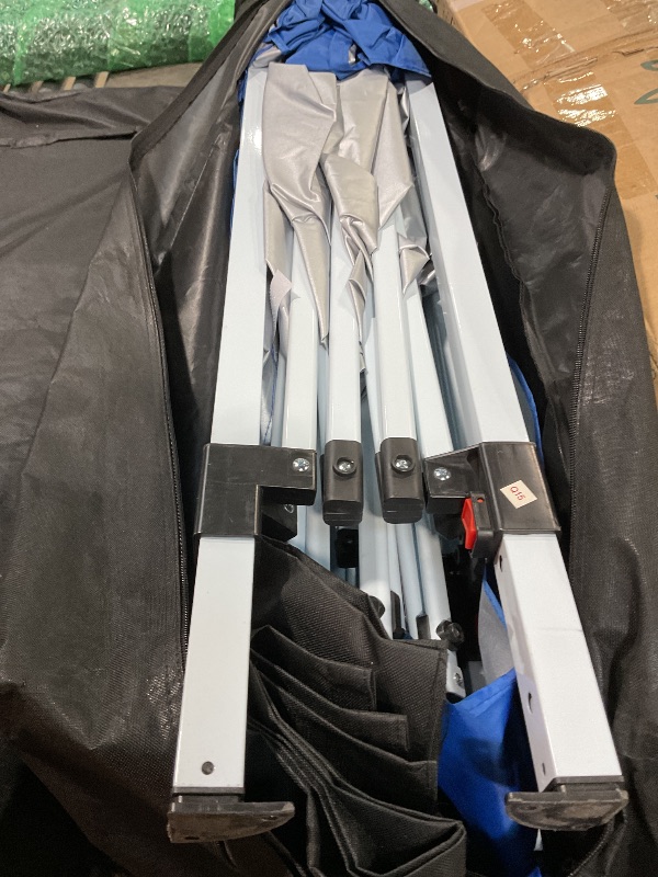 Photo 1 of 10'x 20' Pop Up Canopy Tent for Parties, Heavy Duty Commercial Canopy Tent Outdoor Vendor Party Tent Waterproof Gazebo Shelter for Patio Outdoor Party Events, Blue