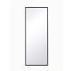 Photo 1 of 14" W x 36" H Contemporary Rectangular Metal Framed Bathroom Wall Mirror