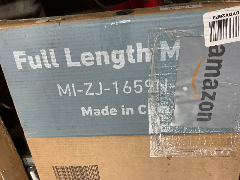 Photo 1 of 14" W x 36" H Contemporary Rectangular Metal Framed Bathroom Wall Mirror