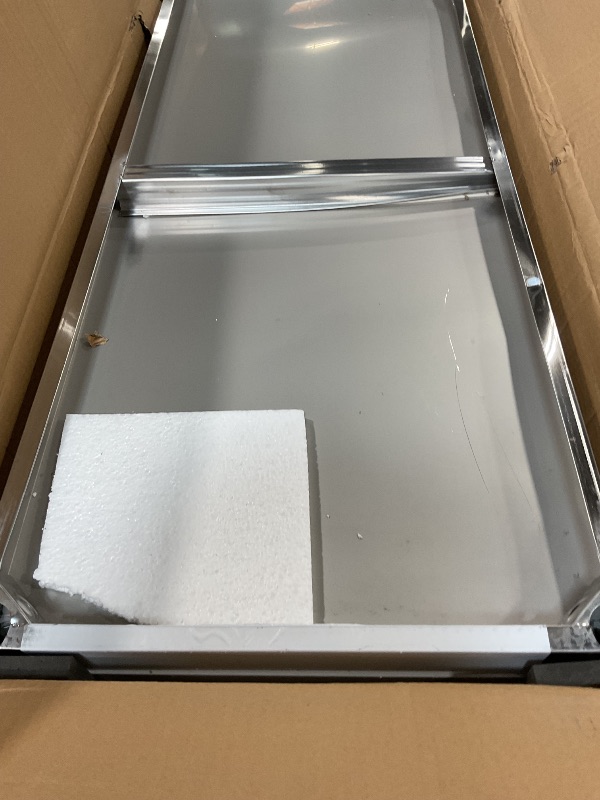 Photo 1 of *** FOR PARTS ONLY/ Missing Accessories, Legs & Sod Connections/Only Shelving Pieces in the Box*** VEVOR Storage Shelf, 4-Tier Stainless Steel Shelving, Storage Shelving Unit, 70.9 x 17.7 x 59.1 Inch Heavy Duty Storage Rack Shelving, 1320 Lbs Total Capaci