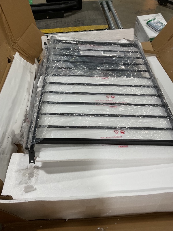 Photo 1 of **HAS DAMAGES/NO ASSSEMBLY HARDWARE** GarveeHome Dining Table Set for 4 with Storage Rack, 5-Piece Kitchen Table and Upholstered Chairs of 4, Wood Tabletop & Heavy-Duty Metel Frame, Dining Room Set for Small Space, Apartment, Gray